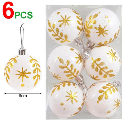 2024 Sretan Božić Kuglice Ukrasi Kugla za božićno drvce Viseći privjesak za Navidad Nova godina Dekoracija kućne zabave Festivalski pribor