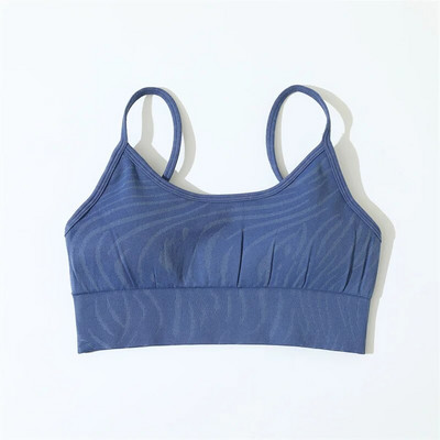 Zökkenőmentes jóga szett női hullámos mintás sport melltartó felsők Fitness magas derekú leggings, két darabból álló öltöny edzés ruhák edzőtermi ruhák