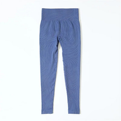 Zökkenőmentes jóga szett női hullámos mintás sport melltartó felsők Fitness magas derekú leggings, két darabból álló öltöny edzés ruhák edzőtermi ruhák