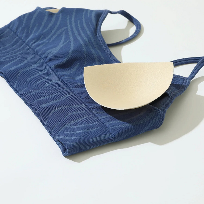 Zökkenőmentes jóga szett női hullámos mintás sport melltartó felsők Fitness magas derekú leggings, két darabból álló öltöny edzés ruhák edzőtermi ruhák