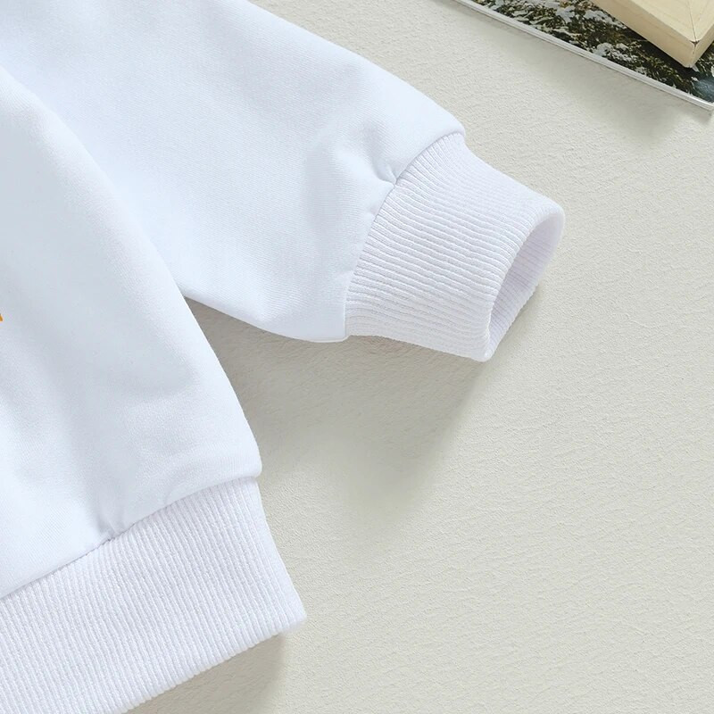 Rudens vaikams Kūdikių berniukų 2 dalių komplektai su raidėmis spausdinti ilgomis rankovėmis megztiniai Elastinės kelnės, skirtos mažyliams, sportiniai kostiumai, pavasariniai drabužiai