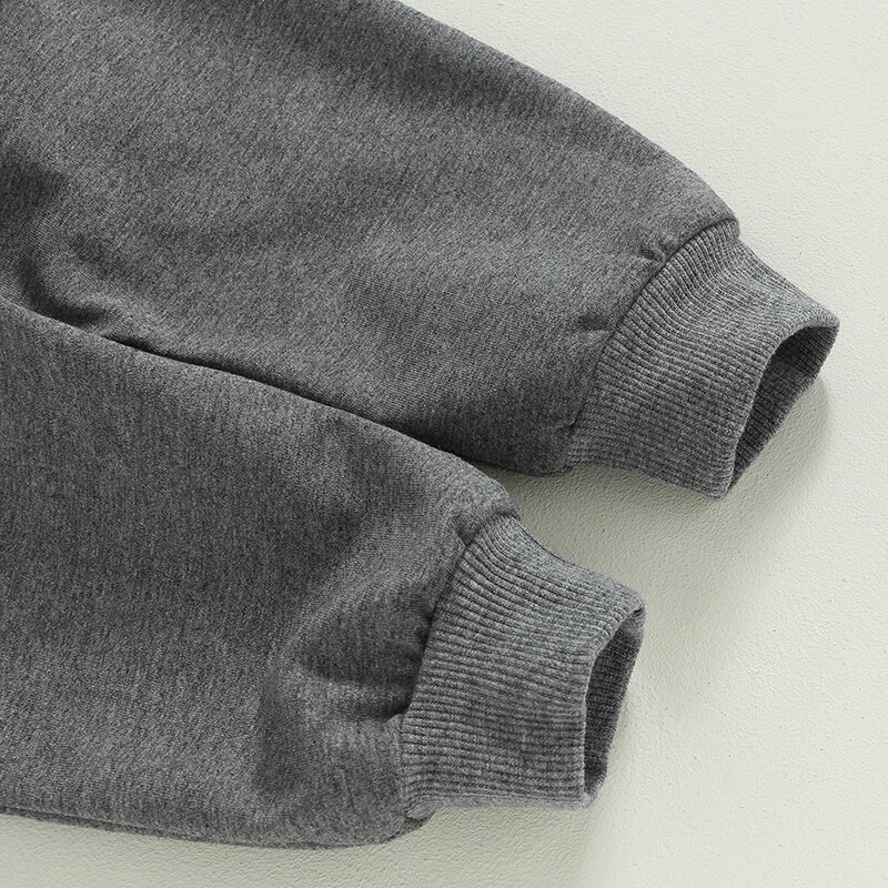 Mazuļu zēnu rudens apģērbu komplekti ar garām piedurknēm apkakles burti ar ķirbju apdruku Džemperis ar sporta biksēm Helovīna apģērbi