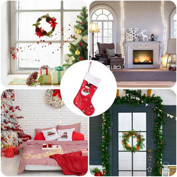 Χριστουγεννιάτικο μενταγιόν διακόσμησης με χριστουγεννιάτικα αποθέματα Δημιουργήστε μια χριστουγεννιάτικη διάθεση με εξαιρετική ποιότητα κατασκευής για πόρτες πάρτι και παράθυρα δωματίου κ.λπ.