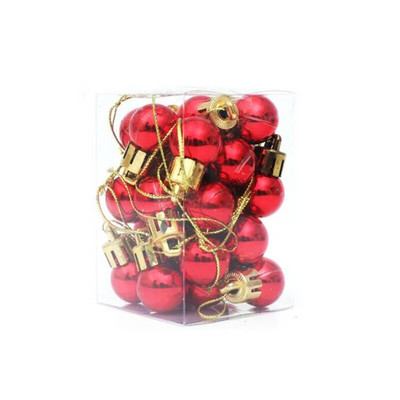 24db karácsonyi kis labdák karácsonyi parti díszek színes karácsonyfák dekoráció parti otthoni kerti kellékek újévi medál