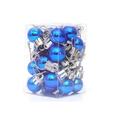 24db karácsonyi kis labdák karácsonyi parti díszek színes karácsonyfák dekoráció parti otthoni kerti kellékek újévi medál