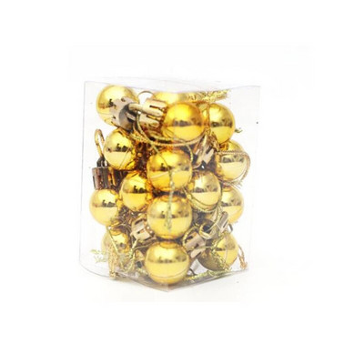 24db karácsonyi kis labdák karácsonyi parti díszek színes karácsonyfák dekoráció parti otthoni kerti kellékek újévi medál