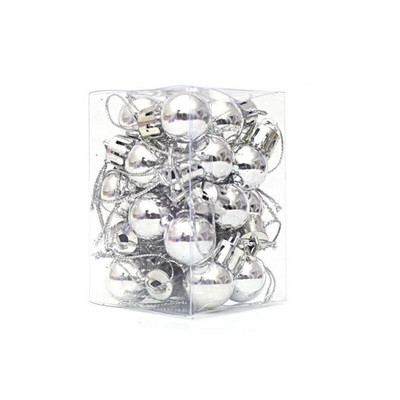 24db karácsonyi kis labdák karácsonyi parti díszek színes karácsonyfák dekoráció parti otthoni kerti kellékek újévi medál