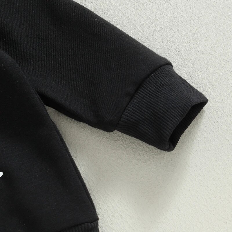 Mala djeca Dječaci Odjeća za Noć vještica Trenirke s printom kostura dugih rukava O izrezom Duge hlače s uzicom Ležerne trenirke