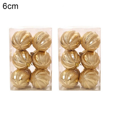 12 komada božićnih kuglica s visećim ukrasom za svadbeno drvce