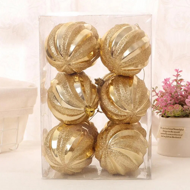 12 komada božićnih kuglica s visećim ukrasom za svadbeno drvce