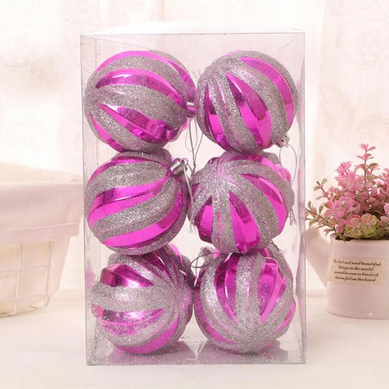 12 komada božićnih kuglica s visećim ukrasom za svadbeno drvce