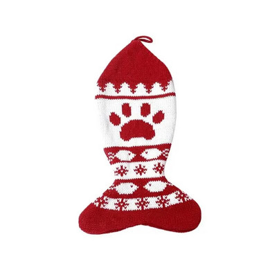 KX4B 3D kutyacsont alakú harisnya karácsonyi harisnya Ajándék és csemege táskák Karácsonyi akasztós zokni otthoni dekorációhoz
