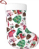 Božićne čarape 1 paket od 18 inča Božićni dizajn Božićne čarape za božićne ukrase za zabavu