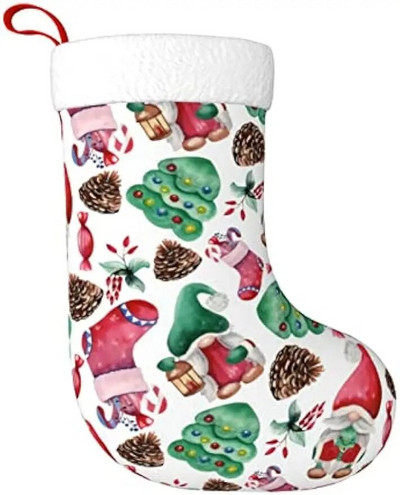 Božićne čarape 1 paket od 18 inča Božićni dizajn Božićne čarape za božićne ukrase za zabavu
