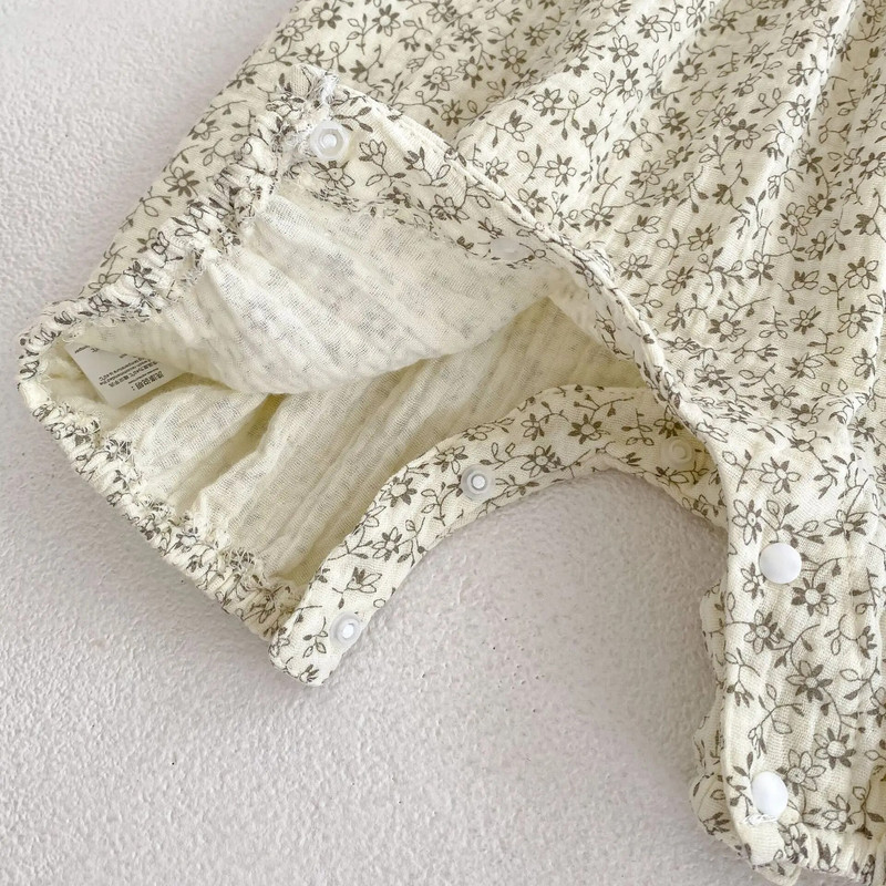 5924B Babaruha 2023 Nyáron Új divat Csipke virágos, négyzet alakú galléros, lány kombiné, édes, szép egyrészes ruhák