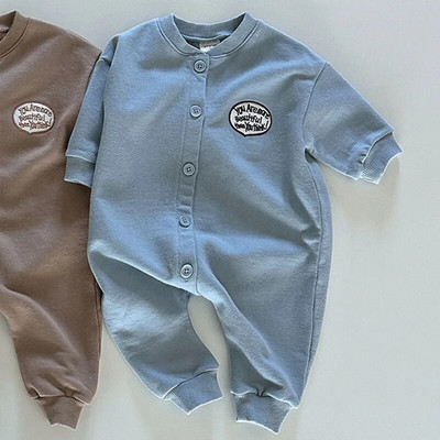 4850C Korejska odjeća za bebe Kombinezon za dječake 2023. Proljeće Jesen Jednodijelna modna jednodijelna odjeća za djevojčice Dugačka odjeća za penjanje