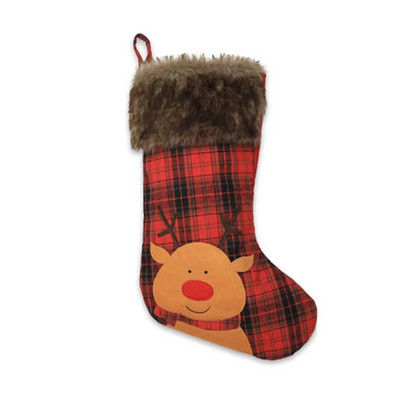 Netkane tkanine Božićne čarape Elk Snjegović Djed Božićnjak Čarape Poklon vrećice Božićne vrećice Šarene božićne dekoracije za dom