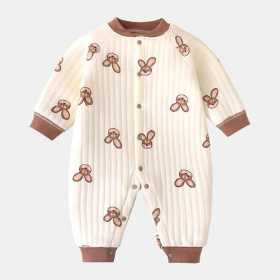 Hlače za bebe, djevojčice, dječake, bodi dugih rukava i jednodijelni kombinezoni s dugmadima za bebe od 0 do 12 mjeseci