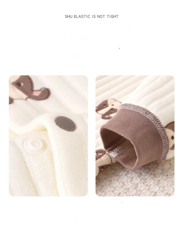 Hlače za bebe, djevojčice, dječake, bodi dugih rukava i jednodijelni kombinezoni s dugmadima za bebe od 0 do 12 mjeseci