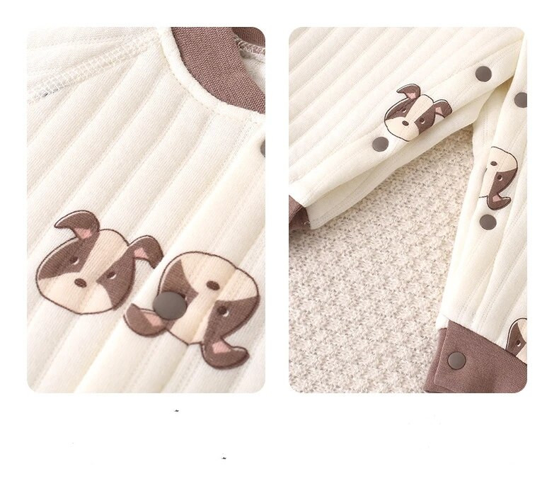 Hlače za bebe, djevojčice, dječake, bodi dugih rukava i jednodijelni kombinezoni s dugmadima za bebe od 0 do 12 mjeseci