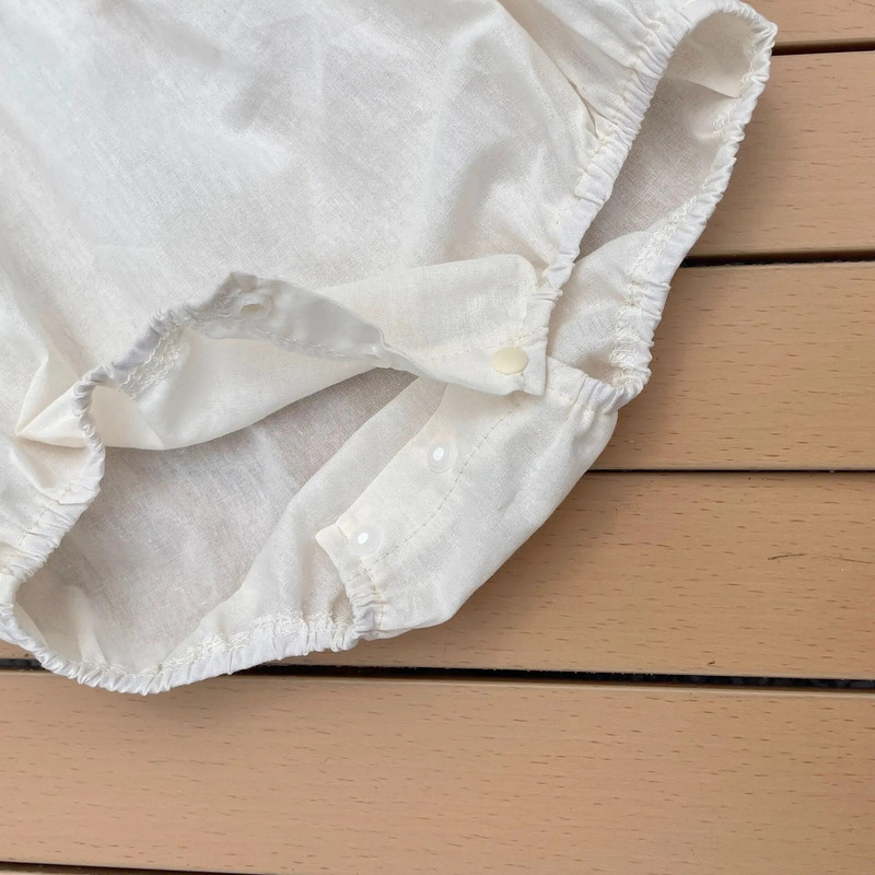 5813B Odjeća za novorođene djevojčice Novo ljeto 2023. Jednodijelna odjeća za djevojčice s tankim cvijećem 100-dnevna odjeća za penjanje princeze