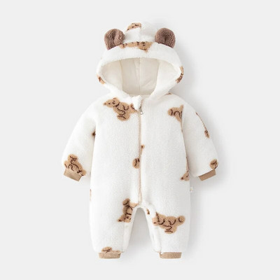 Odjeća za bebe od 0 do 12 mjeseci 100% pamuk Odjeća za novorođenčad Jednobojni bodiji i jednodijelni jesensko-zimski kombinezoni