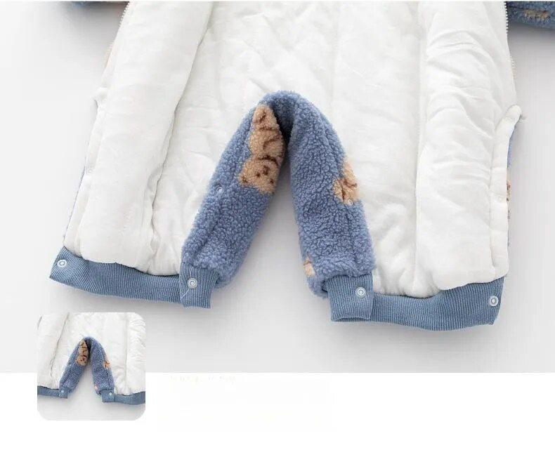 Odjeća za bebe od 0 do 12 mjeseci 100% pamuk Odjeća za novorođenčad Jednobojni bodiji i jednodijelni jesensko-zimski kombinezoni