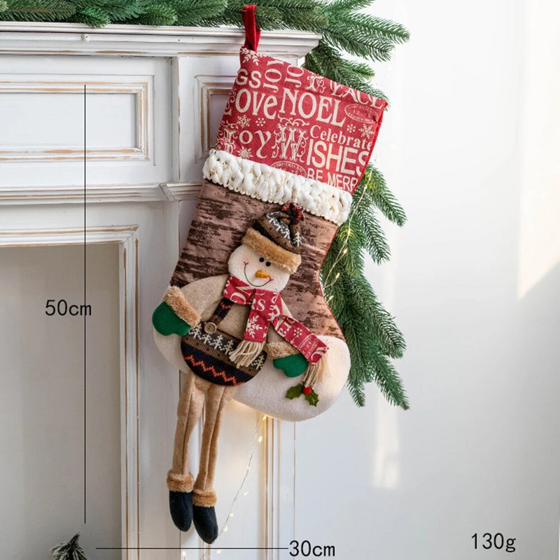 Ziemassvētku ballīšu rotājumi Ziemassvētku eglīte Mazs Kulons Personalizēts Nosaukums Ziemassvētku Zeķes Dāvanu Soma Pielāgots Jaungada dekors