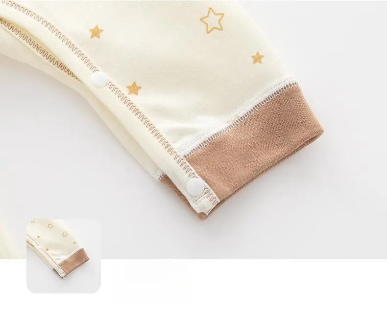 Odjeća za bebe od 0 do 12 mjeseci 100% pamuk Odjeća za novorođenčad Jednobojni bodiji i jednodijelni jesensko-zimski kombinezoni