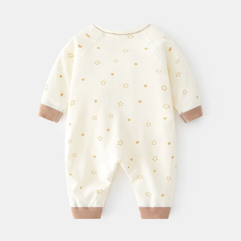 Odjeća za bebe od 0 do 12 mjeseci 100% pamuk Odjeća za novorođenčad Jednobojni bodiji i jednodijelni jesensko-zimski kombinezoni