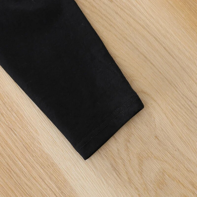 Mazuļu komplekts ar garām piedurknēm, meiteņu rudens karikatūra ar garām piedurknēm, truša apdruka, sadrumstalota ziedu svārku bikses divdaļīgs komplekts ar komplimentu