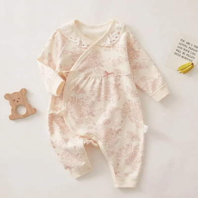 Vankriided vastsündinutele Lühikeste varrukatega Pöördkaelusega Body, Tüdrukutele ja Poistele Väikelaste Suveriided