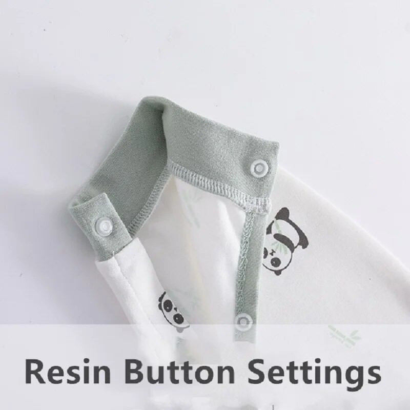 Unisex zīdaiņu rombiņas ar garām piedurknēm mazuļu drēbes jaundzimušā zēna meitenei 100% kokvilnas multfilmas pidžamas viengabala apģērbs