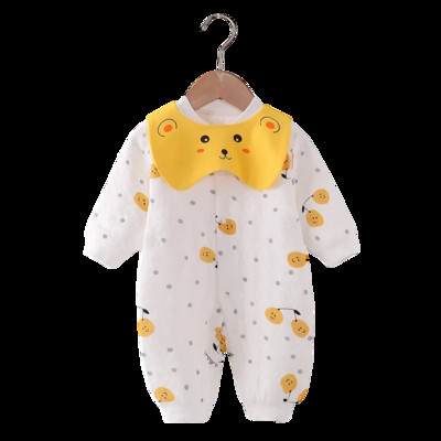 2023. gada jaundzimušā kombinezons ar priekšautiņiem, multfilmas rudens ziemas autiņbiksītes meitenēm, zēniem, maziem bērniem, tērpiem zīdaiņiem