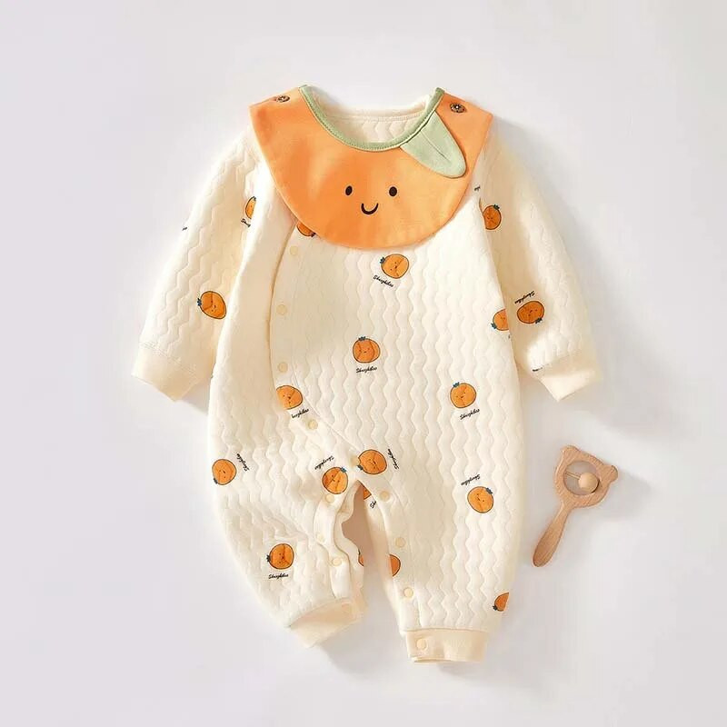 2023. gada jaundzimušā kombinezons ar priekšautiņiem, multfilmas rudens ziemas autiņbiksītes meitenēm, zēniem, maziem bērniem, tērpiem zīdaiņiem