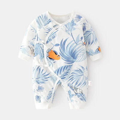 Odjeća za bebe od 0 do 12 mjeseci 100% pamuk Odjeća za novorođenčad Jednobojni bodiji i jednodijelni jesensko-zimski kombinezoni