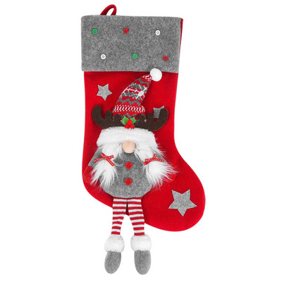 Božićni dar Božićne čarape Čarape Kamin Ukrasi za božićno drvce Ukrasi za dom Božićne potrepštine