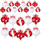 Dekoracija doma za zabavu 12 KOM Set ukrasa od pepermint slatkiša Božićne kuglice od bombona, privjesak za božićno drvce, novogodišnji poklon