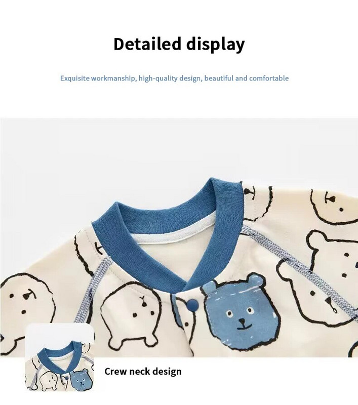 Drabužiai kūdikiams nuo 0 iki 12 mėnesių 100 % medvilnės drabužiai naujagimiams, vienspalviai kombinezonai ir vienspalviai rudens ir žiemos kombinezonai