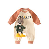 Hlače za bebe djevojčice dječake Dječja odjeća Dječja odjeća za spavanje i ogrtač Kombinezon dugih rukava Bodi O izreza za novorođenčad