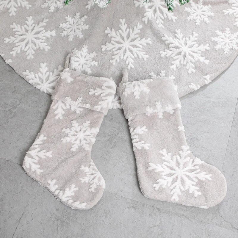 Kalėdų kojinių maišelis pakabukas Dovanų laikymo krepšys Saldainių laikymo krepšys Festivalio puošmena Saldainiai Kalėdų eglutės papuošimai