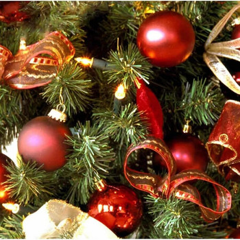 Χριστουγεννιάτικες μπάλες στολίδια 24 τμχ. Κρεμαστές μπάλες 3-6 εκ. για Χριστουγεννιάτικα Διακοσμητικά πάρτι