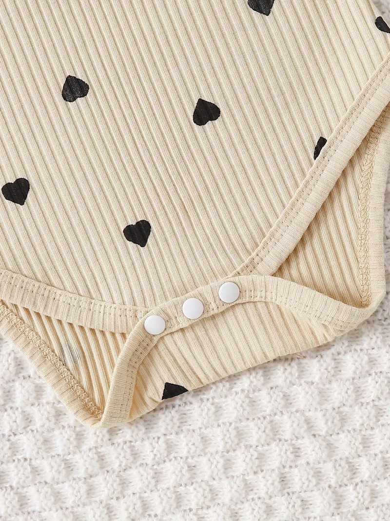 Kombinezon s volanima od 2 komada za novorođenčad, kombinezon s dugim rukavima i okruglim izrezom, komplet kombinezona i hlačica s elastičnim strukom za bebe