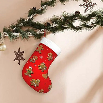 Коледни чорапи Gingerbread Cookies Коледни чорапи за украса на коледно парти