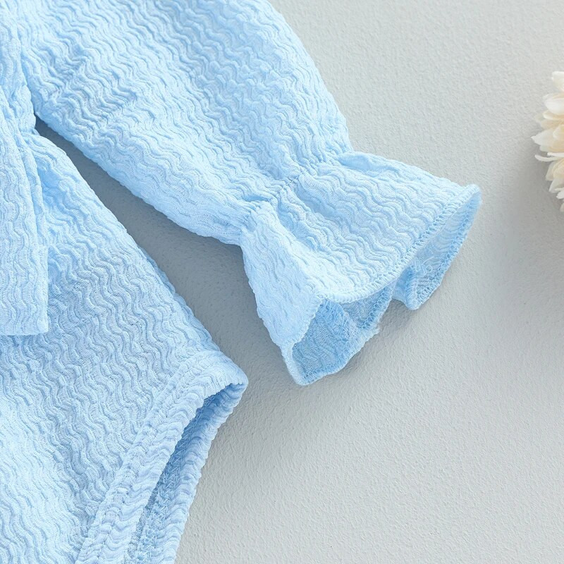 Szép őszi csecsemő fiúk lányok bodyk ruhák masszív vállból hosszú ujjú, csípős jumperek játszóruhák fejpántos ruhák