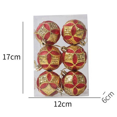 Ziemassvētku eglītes kulons, 6 gab