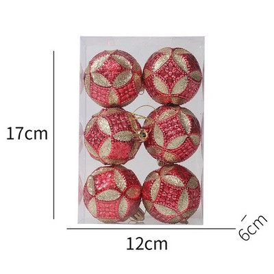 Ziemassvētku eglītes kulons, 6 gab