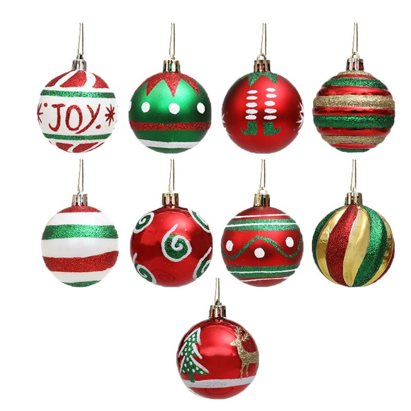 Ziemassvētku eglītes kulons, 6 gab