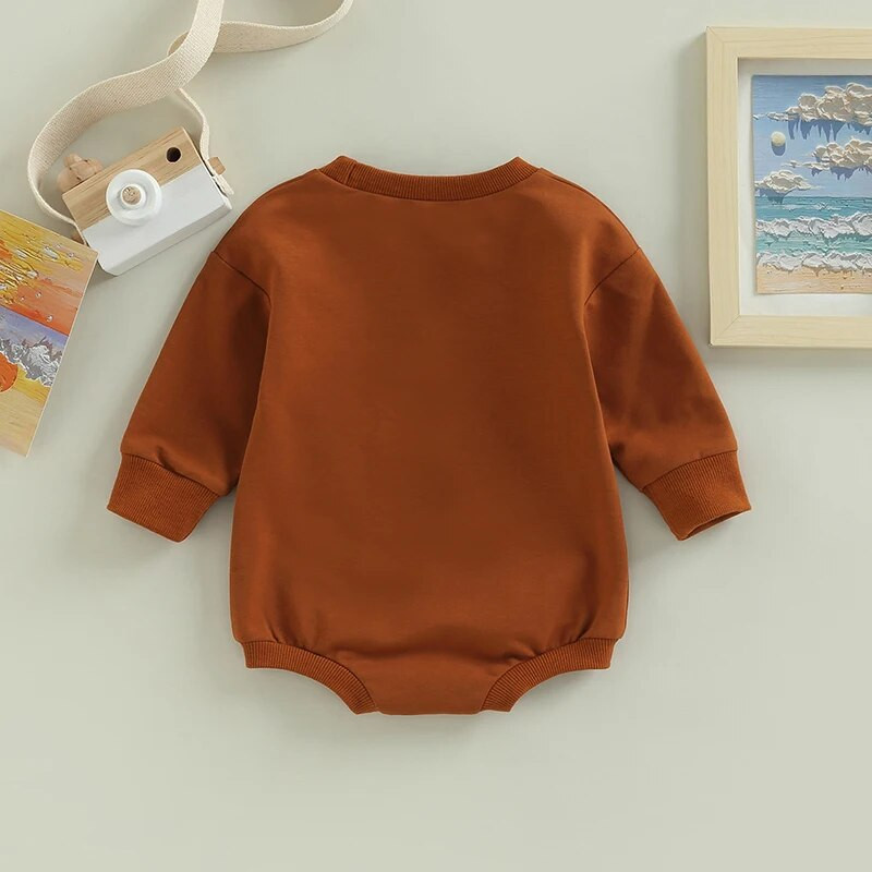 Jesen, novorođenčad, dječaci, djevojčice, slatke kombinezone, 0-18M, leopard slova, patchwork majice dugih rukava, kombinezoni, odjeća