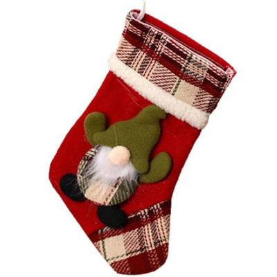Ziemassvētku zeķes Gnome Zeķes Ziemassvētku dāvanu maisiņš Kamīna eglīte Ziemassvētku rotājumi Mājas bērniem Dāvana